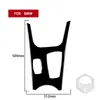 Adecuado para BMW X3 F25 F26 11-17 juego completo de interruptor de logo de volante interior de fibra de carbono negro piano