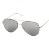 Jamie 1823 Gafas de Sol Aviador Ligeras Tendencia Unisex Estilo Callejero Gafas de Sol Reflectantes Gafas de Sol Coloridas