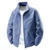 Chaquetas de Exterior de Venta Caliente 2026 Nuevas de Primavera y Otoño, Chaquetas de Negocios, Deportivas Casuales de Exterior con Cuello Alto Tallas Grandes para Hombre