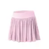 Falda Deportiva Corta de Malla para Mujer, Nueva Ropa de Yoga de Secado Rápido de Longitud Media, Culottes, Falda para Fitness, Correr, Bádminton, Tenis, Ejercicio