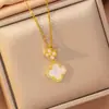 Acero de Titanio Collar Popular para Mujer, Cobre Microincrustado con Chapado en Oro Real, Estilo de Celebridad de Internet Ins de Gama Alta, Exquisita Cadena para Clavícula