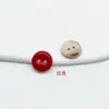 Botões de Concha Coloridos de Dois Furos Cor Macaron Pontilhado Branco Óleo Botões de Concha Camisa Cardigã Meias Botões Decorativos DIY