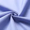 Tela Lisa de Algodón Poliéster Nueva Resistente al Cloro Resistente al Blanqueo Resistente al Sudor Tela Médica Ropa de Cama 202 Tela Gris Azul Claro