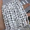8*8*3mm jade natural trébol de cuatro hojas cuentas sueltas joyería para el cabello hecho a mano diy con cuentas cuentas de trébol de cuatro hojas productos semiacabados