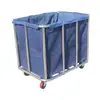 Carrito Cónico de Lino Habitación de Hotel Carrito de Trabajo de Limpieza de Acero Inoxidable Carrito para Puerta con Almacenamiento Desmontable Carrito de Mano para Hotel