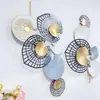Relógio Moderno Nórdico Sala de Estar Simples Criativo Decoração de Parede Decoração de Casa Arte Silenciosa Luxuosa Decoração de Parede Pendurada