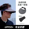 Sombrero de Sol de Verano para Mujer con Parte Superior Abierta, Sombrero Visera Solar Integrado sin Costuras, Sombrero de Sol 2025 con Ala Ancha, Estilo Delgado de Sensación de Hielo