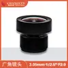 Lente de cámara de coche CHANCCTV de 3,05 mm 1/2,5" M8 M12 lente de grabadora de conducción