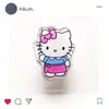 Clipes Decorativos de Acrílico Desenho Animado Família Sanrio Presente Clipe PP Estudante Multifuncional Vertical para Prova Documento Nota