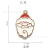 Série de Natal Transfronteiriça Acessórios de Liga para Nail Art Sino de Natal, Árvores, Rena, Boneco de Neve Acessórios de Decoração de Unhas