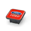 Tapa de Extremo de Tubo Cuadrado de 2 Pulgadas para Coche Cubierta de Puerto Cuadrado para Remolque Todoterreno Cubierta de Goma para Remolque Decoración de Coche Travesaño