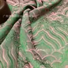 Rama Fría Nuevo Tejido Jacquard de Seda de Dos Colores Satén Microelástico Primavera y Verano Retro Estilo Nacional Vestido Tela Cheongsam