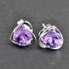 Aretes coreanos de plata esterlina 925 J Love joyería para mujer comercio exterior aretes en forma de corazón fabricantes venta al por mayor al contado
