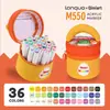Manual de Frutas Azules Bolígrafo Especial para Estudiantes de Arte Caja de Regalo Master de Pintura Set de Lápices Marcadores Acrílicos de Colores Estudiante de Primaria