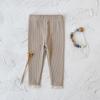 Primavera y Otoño Ins Nuevo Infantil Color Puro Cómodos Leggings Estilo Coreano Bebé Niña Encaje Suave Ajustado Pantalones