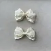 Nuevo Color Caramelo Madera Fresca Oreja de Madera Plisado con Volantes Lazo Accesorios Pasador Funda para Teléfono Móvil Bolso Zapatos y Calcetines Ropa