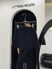 Saia Midi Lisa de Cintura Alta com Cordão Estilo Coreano para Mulheres Baixas - Verão 2026