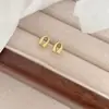 Nuevos Pendientes de Herradura en Forma de U Escarchados Retro para Mujer Mini Pequeños y Exquisitos Moda Personalizada Versátiles Pendientes Refrescantes