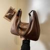 Bolsa Feminina de Moda de Alta Qualidade com Textura de Grande Capacidade Nova 2023 Bolsa Tote Simples e Moderna que Combina com Tudo Trabalho Deslocamento Bolsa de Ombro