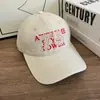 75 Números e Letras Moda Estilo Coreano Lavado Velho Aba Larga Chapéu de Sol Boné de Baseball Rua Viagem Temporada de Verão Boné de Pato