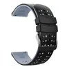 Adecuado para Huawei Gt6 Samsung S3 Garmin Xiaomi Suunto Smart Watch Correa de Silicona Bicolor Aliento de Bebé de 22 mm