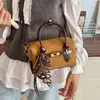 Bolso bandolera vintage, bolso de mano nuevo de gamuza para uso diario, bolso de hombro único exquisito para ir al trabajo, moda nicho para mujer otoño 2026