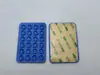 Em Estoque 24 Peças Ventosa de Silicone Antiderrapante Capa de Celular Portátil Suporte para Celular Quadrado Borracha de Silicone Unilateral