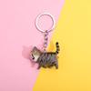 Chaveiro de gato bonito estudante masculino e feminino saco pingente chaveiro de carro promocional pequenos presentes por atacado comércio exterior