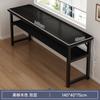 Escritorio Doble Largo Estudiante Hogar Dormitorio Aprendizaje Escritura Casa de Alquiler Mesa de Computadora Rectangular Mesa Estrecha de Pared