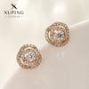 Pendientes de Aleación de Venta Caliente Transfronteriza Xuping Jewelry, Lujo Ligero, Gama Alta, Moda de Nicho, Pendientes Elegantes y de Temperamento Único al por Mayor para Mujeres
