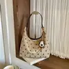 Bolso tote de lunares estilo coreano nuevo 2026, gran capacidad, moda retro, estilo relajado, casual, chic y adecuado para ir al trabajo