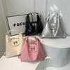 Mochila de moda de estilo coreano para mujer, bolso de mano informal de viaje de gran capacidad, estilo occidental, sencillo, 2024