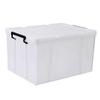 Caja de Plástico Extra Grande Engrosada Caja para Artículos Sanitarios de Hotel con Tapa Caja de Rotación Caja Comercial para Organizar Vajilla de Mesa de Cocina de Hotel