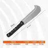 Cuchillo de Cortar Engrosado, Cuchillo para Tala de Árboles, Cuchillo de Cortar de Bambú Forjado de Una Pieza, Cuchillo de Cortar Grande, Cuchillo para Tala de Árboles de Granja al Aire Libre