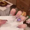 10 piezas de pop-up para uñas arte de uñas más vendido con incrustaciones de diamantes para llevar en la uña mano para llevar uña para llevar sensación de alto nivel