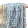 Suministrado directamente por el fabricante: cuentas redondas pequeñas de piedra natural, cuentas de arroz, cristal, turmalina, cuentas redondas de ágata, materiales hechos a mano para DIY, accesorios para pulseras