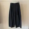 Pantalones Casuales Simples de Pierna Torcida Estilo Coreano para Mujer Otoño Nuevo Holgados Versátiles de Cintura Alta de Pierna Ancha Adelgazantes de Pierna Recta Pantalones Casuales
