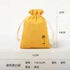 Bolsas con cordón personalizadas, Bolsas pequeñas de tela, Bolsas para joyería, Bolsas de lino para almacenamiento hechas a medida, Bolsas para manualidades, Bolsas culturales y creativas, Bolsas de embalaje