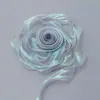 Fita de Linha Rabo de Peixe com Borda Dourada Linha de Poliéster 4cm Laço Acessórios DIY Fita Floral Flor Caixa de Presente Embalagem Fita