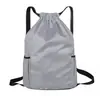 Mochila com Cordão para Armazenamento de Raquete de Badminton Impermeável Grande Capacidade Bolsa com Cordão Esportiva Mochila de Ciclismo Impressão Personalizável
