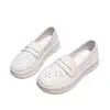 Zapatos de Enfermera de Nuevo Estilo Primavera 2026 para Mujer, Suela Suave Hueca, Transpirables, Antideslizantes, Nuevos Zapatos Médicos Perforados, Zapatos Blancos