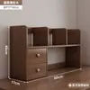 Prateleira de armazenamento de mesa, estante para mesas, organizador de mesa para estudantes, pequena estante de vários níveis, estação de trabalho de escritório