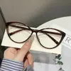 Nuevas Gafas Europeas y Americanas para Miopía para Personas Sexys, Versátiles y de Moda, Montura Negra, Monturas Ojo de Gato, Gafas de Miopía Transfronterizas para Celebridades de Internet con Filtro de Luz Azul