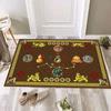 Tapetes de Puerta Siete Estrellas, Tapetes de Piso Nafu, Alfombras, Tapetes para Pies de Entrada Sala de Estar, Tapetes Moneda Cinco Emperadores para Recibidor