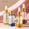 Aceite de Masaje con Flor Seca de Planta 30ml SPA para Todo el Cuerpo Salón de Belleza Cuidado Facial y Corporal Aceite Esencial de Pétalos de Rosa Venta al por Mayor