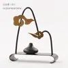 Nueva Estética de la Dinastía Song China Significado Zen Decoraciones Suaves Sala de Estar Estantería Casa de Té Vitrina Gabinete de Izakaya Adornos Pájaros en Ramas