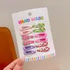 Pinzas para el pelo BB de colores dopamina para niños, pinzas para el pelo versátiles dulces y lindas para niñas y bebés, pequeños accesorios para el pelo
