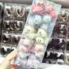 Otoño e Invierno Nuevo Lindo Sanrio Corona de Diamante Perlado Bola de Pelo Dibujos Animados Pasador para el Cabello Infantil Pasador para Flequillo de Bebé