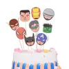 Decoración de Pastel de Cumpleaños de Dibujos Animados Tarjeta Sonido Inicial Niña Hermosa Vengadores Adorno para Pastel Adornos para Fiesta de Cumpleaños