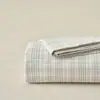 Hilo de Algodón Puro Teñido en Hilo Algodón Lavado Sábanas de Cama Algodón Simple Sin Estampar Suministros de Fabricante Sábanas para Cama Estilo Japonés Buena Calidad Sábanas al por Mayor